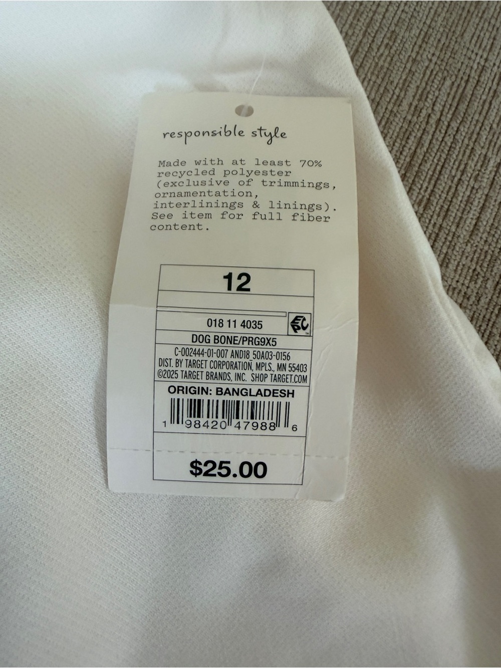 NWT A New Day Cream Tailored Shorts High Rise Workwear Minimalist - Picture 2 of 4